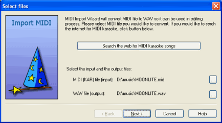 midiwizard files